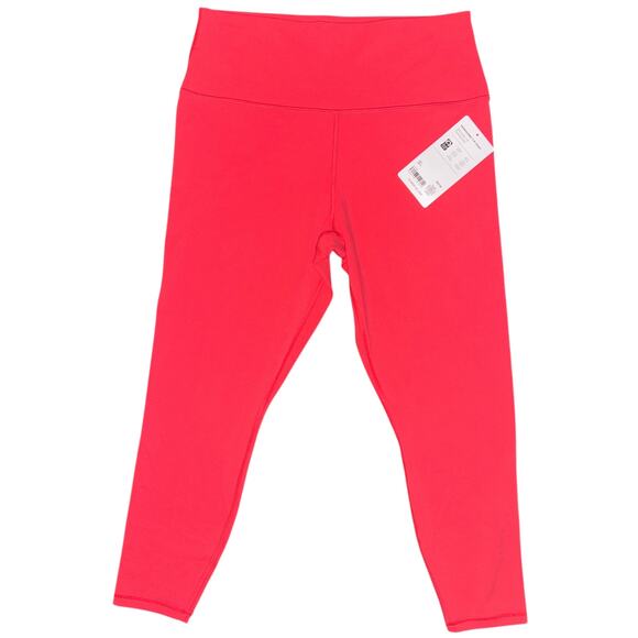 Athleta Womens L Transcend High Rise 7/8 Legging Coral/Pink 23" Inseam - Picture 5 of 7